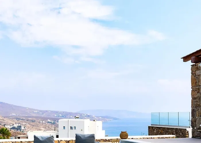 Mykonian Luxury Light Blue Villa With Private Pool