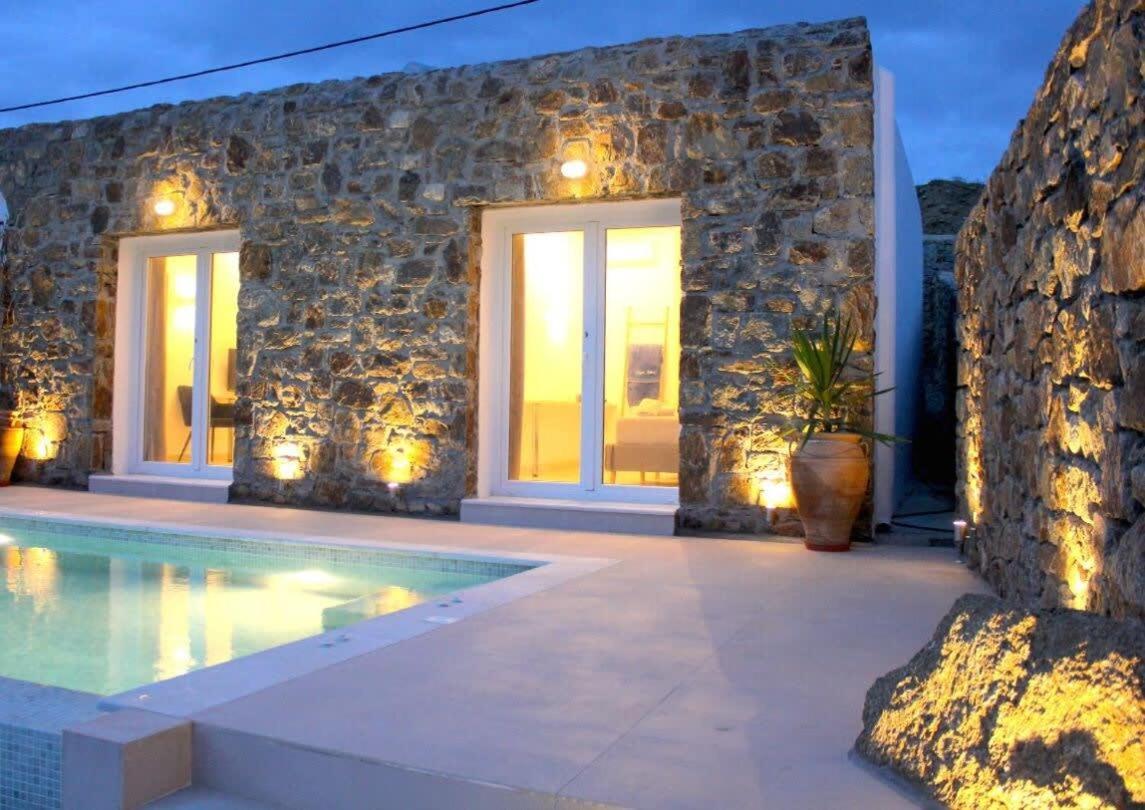Mykonian Luxury Light Blue Villa With Private Pool Pensão *