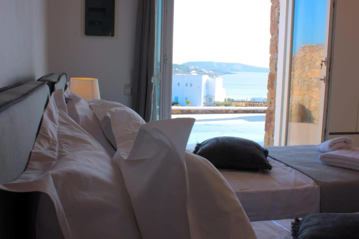 Mykonian Luxury Light Blue Villa With Private Pool Kalafati